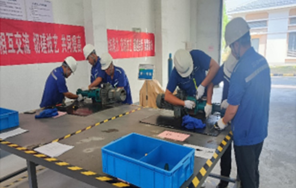 提質增效年丨皖南區域公司開展設備培訓會暨設備技能大賽